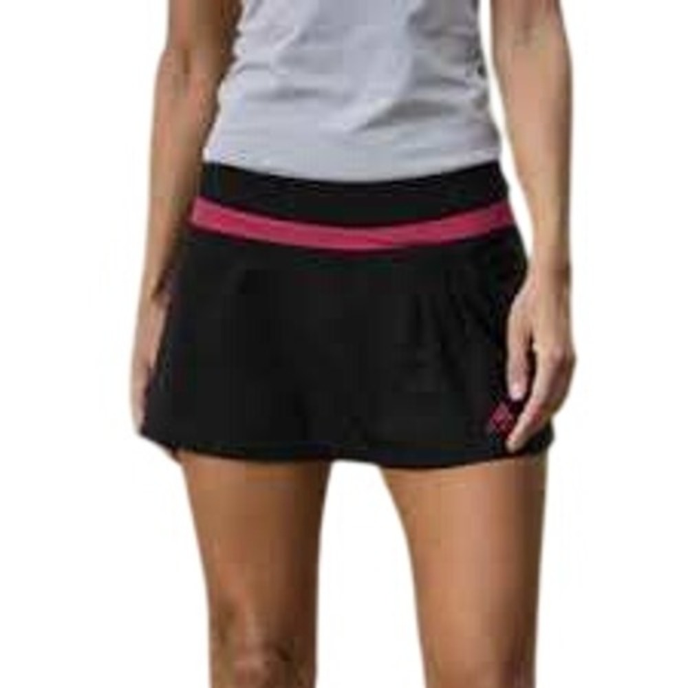 Adidas Climalite Womens Athletic Tennis Skort Black Pink Size Medium Pleated